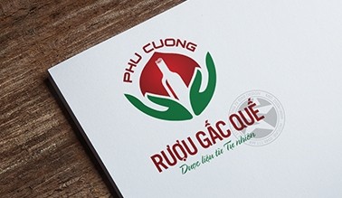 Thiết kế logo dược phẩm Rượu Gấc Quế Phú Cường