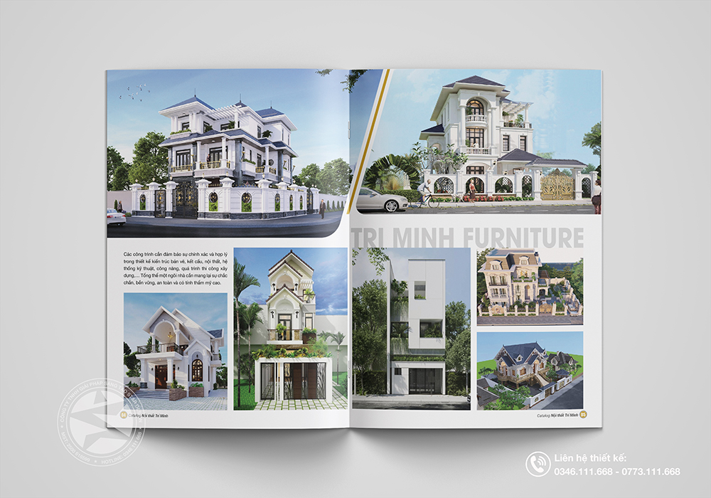 THIẾT KẾ CATALOGUE CÔNG TY NỘI THẤT TRÍ MINH - Star Design